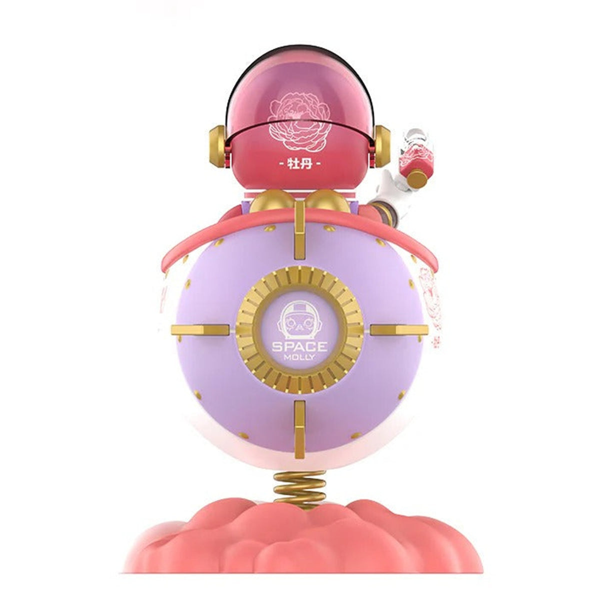 MEGA SPACE MOLLY 100% Blooming Peony confirmed figure, rear view