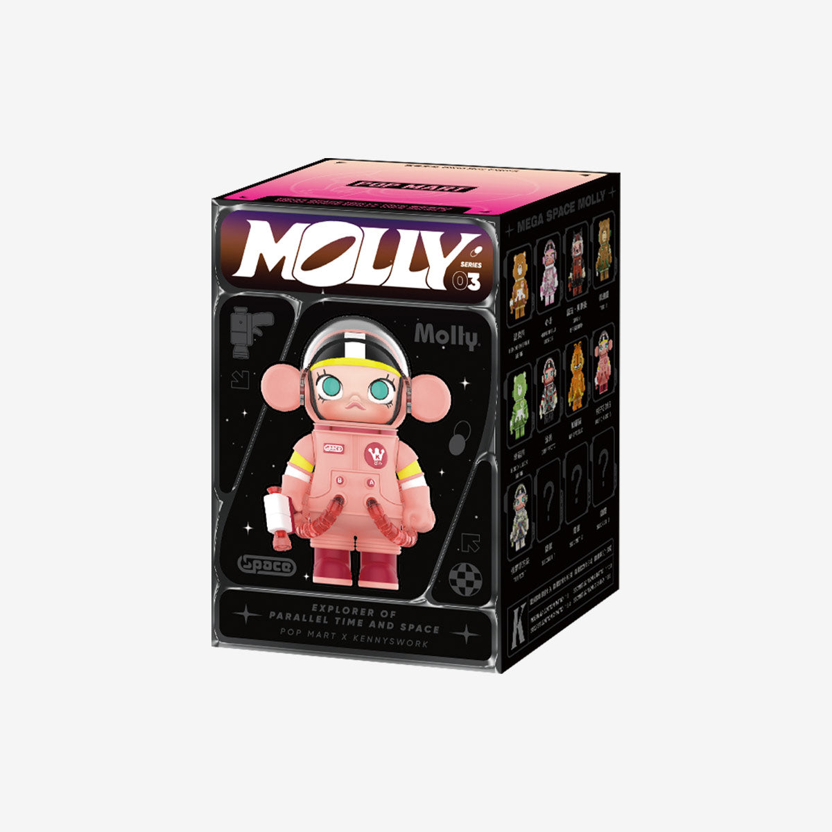 MEGA SPACE MOLLY 100% Series 3 Figures - One random blind-box packaging