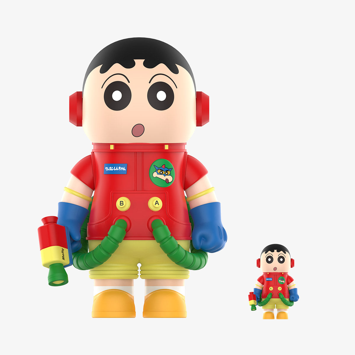 Shinchan cosplay 400% and100% pair example; one random design pair per purchase