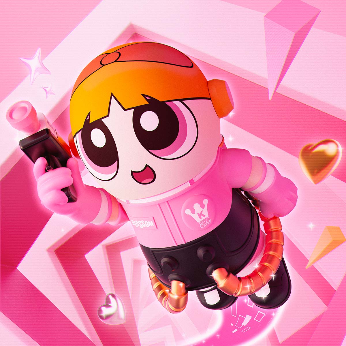 MOLLY Blossom styled design reference; scene props not included