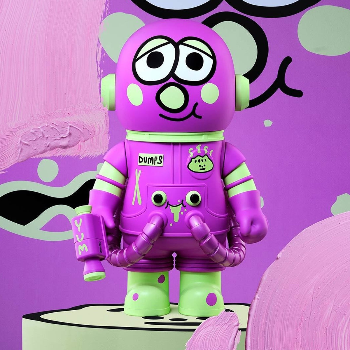 MEGA SPACE MOLLY 400% Space Cadets figure — series design reference view 3; pictured designs are not selected by quantity option