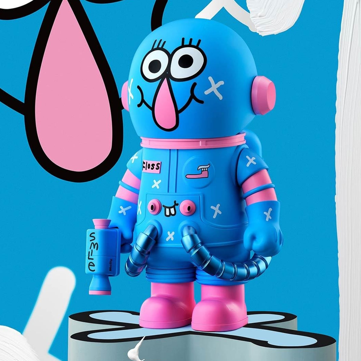 MEGA SPACE MOLLY 400% Space Cadets figure — series design reference view 4; pictured designs are not selected by quantity option