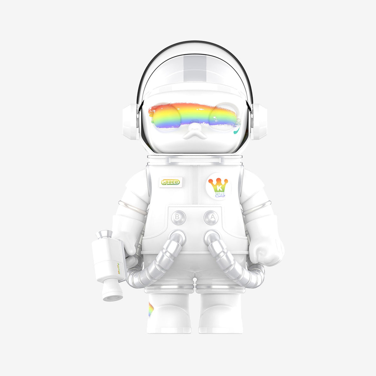 MEGA SPACE MOLLY 400% Rainbow original regular version, front view; one selected figure