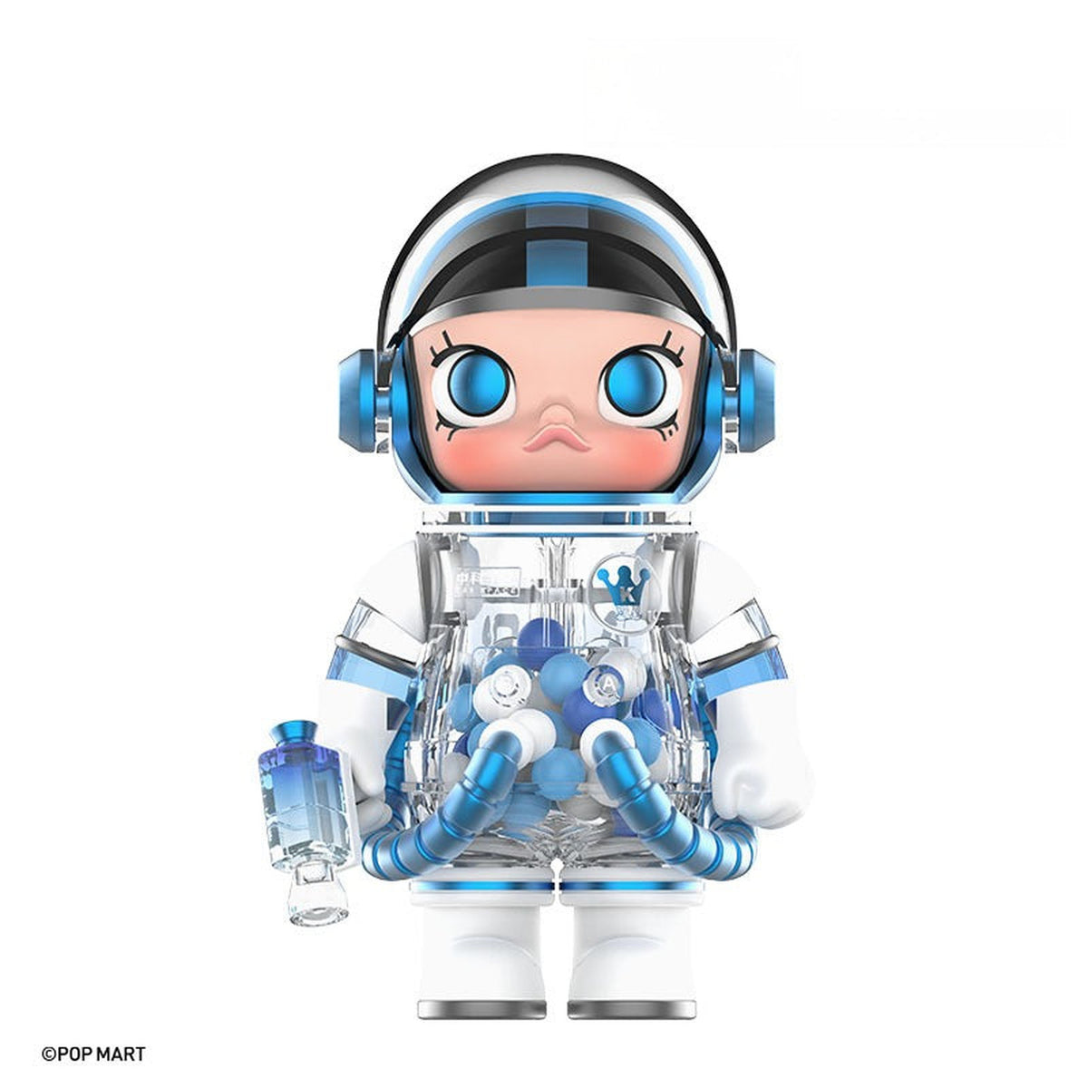 MEGA SPACE MOLLY × CAS SPACE 100% figure, complete front view against a white background