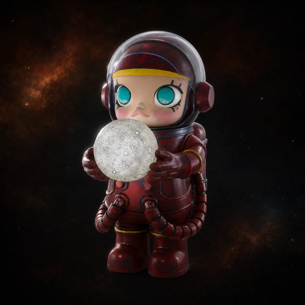 MEGA SPACE MOLLY 1000% Hello, Moon front hero and product lead
