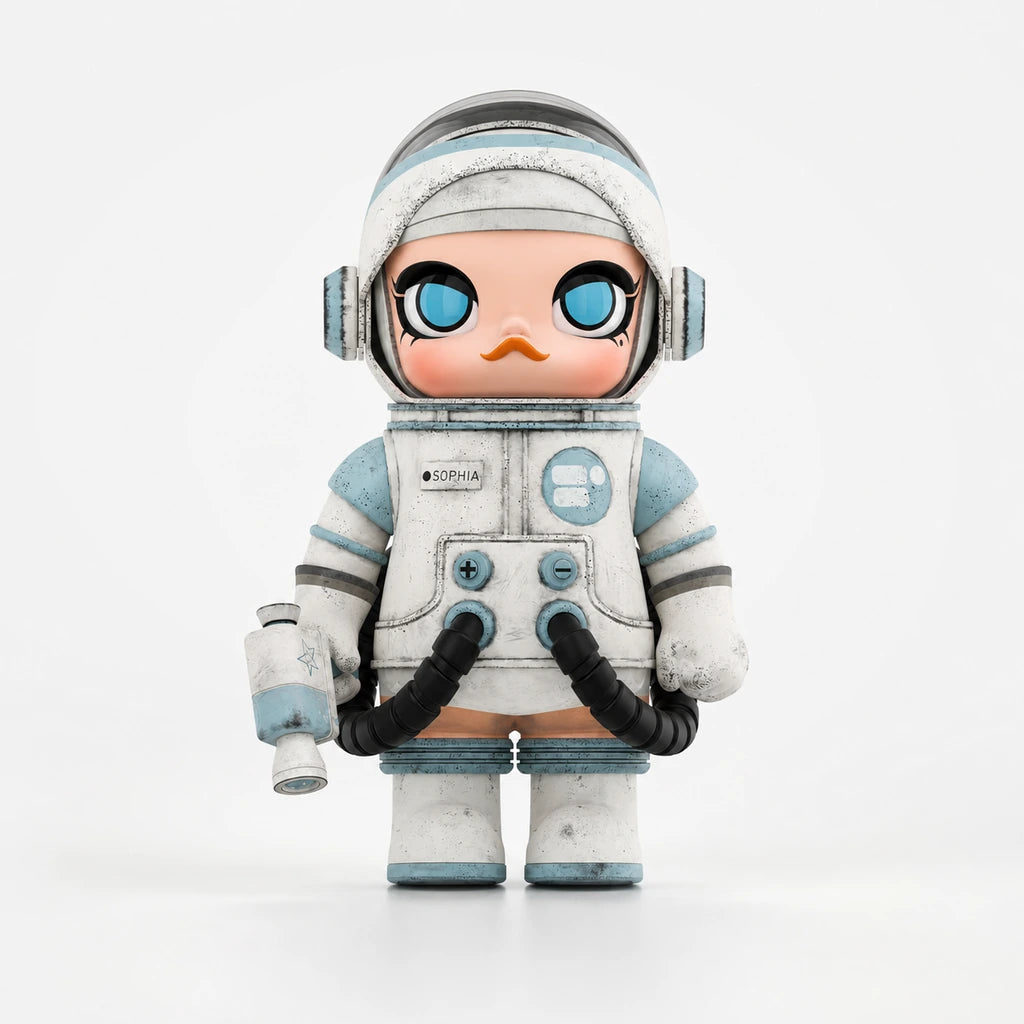 MEGA SPACE MOLLY 400% Ashley Wood front factual and lead
