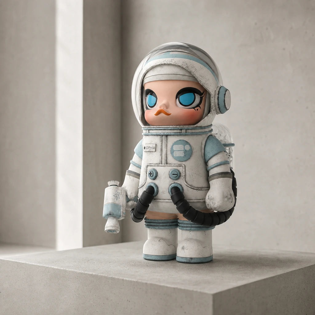 MEGA SPACE MOLLY 400% Ashley Wood wide collector display