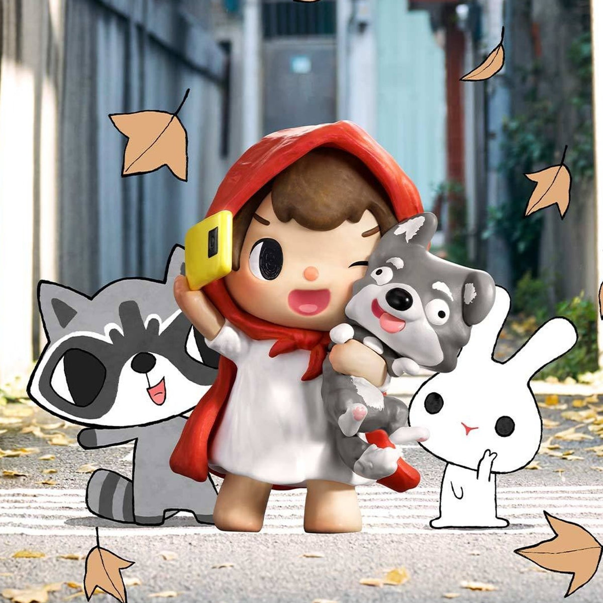 merodi after school figure blind box — red hood super spy squad scene