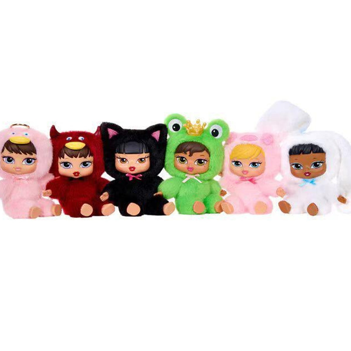 MGA Bratz Bratziez Iconz Series Plush Pendant Blind Box - Complete sitting plush design lineup; random design not guaranteed