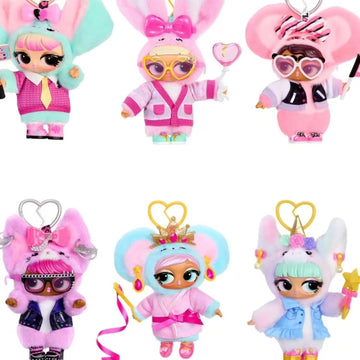 MGA L.O.L. Surprise Plush Surprise Pendant Blind Box - L.O.L. Surprise plush pendant group with complete central body examples; random design not guaranteed
