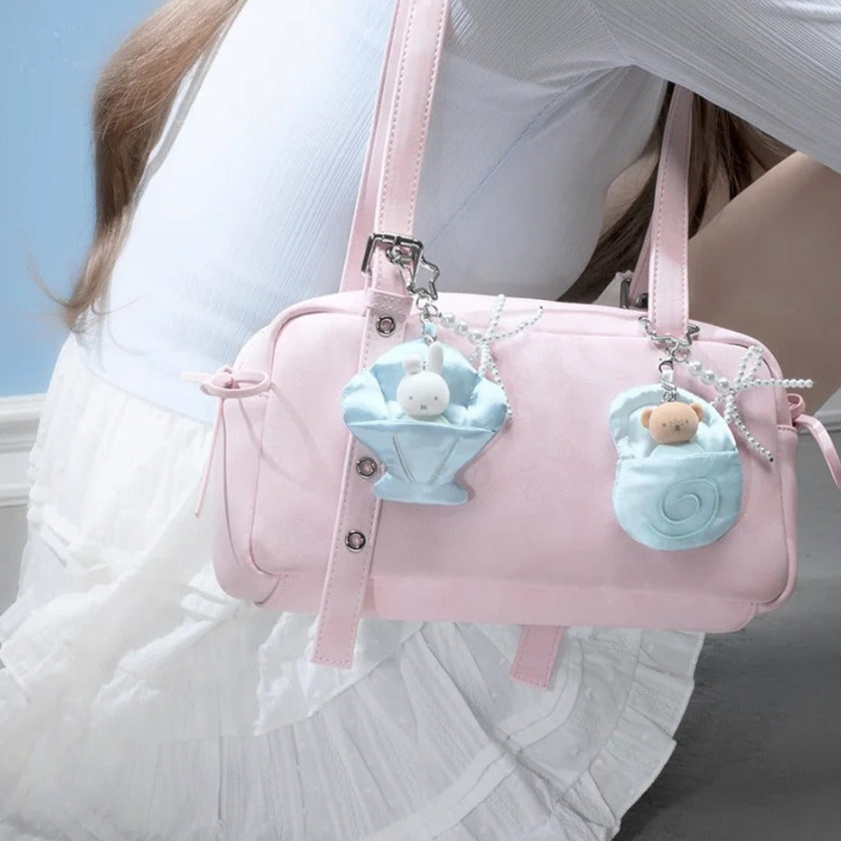 Miffy Dreamy Island Series Plush Pendant Blind Box - Bag styling example; random design not guaranteed