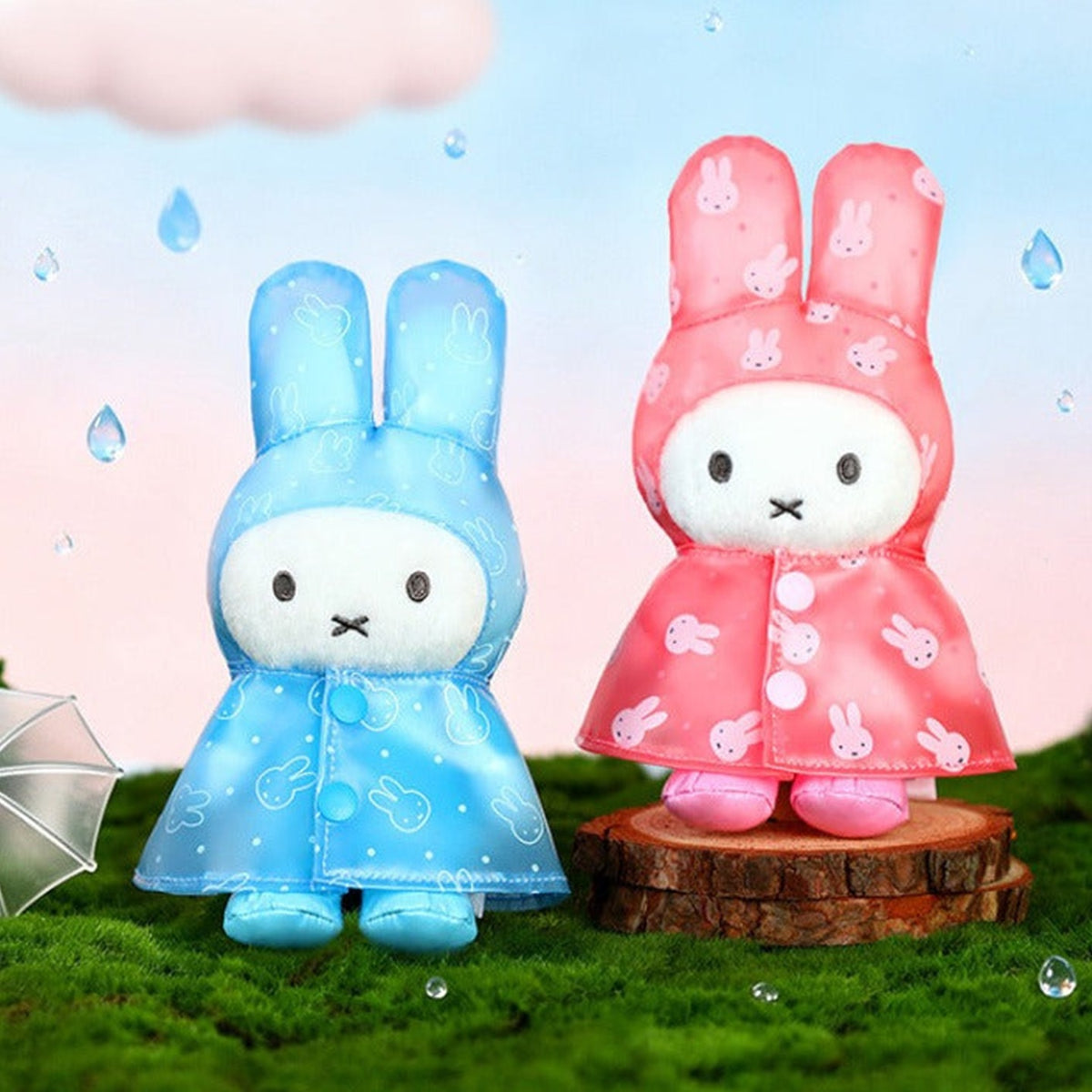 Miffy Raincoat Series Plush Pendant Blind Box (PRE-ORDER) — G1 | KikiBuddies