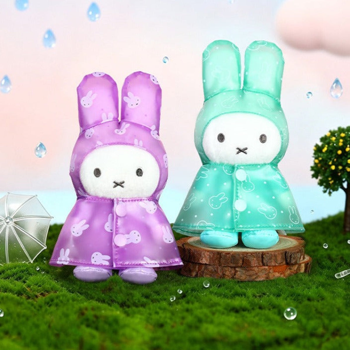 Miffy Raincoat Series Plush Pendant Blind Box (PRE-ORDER) — G3 | KikiBuddies