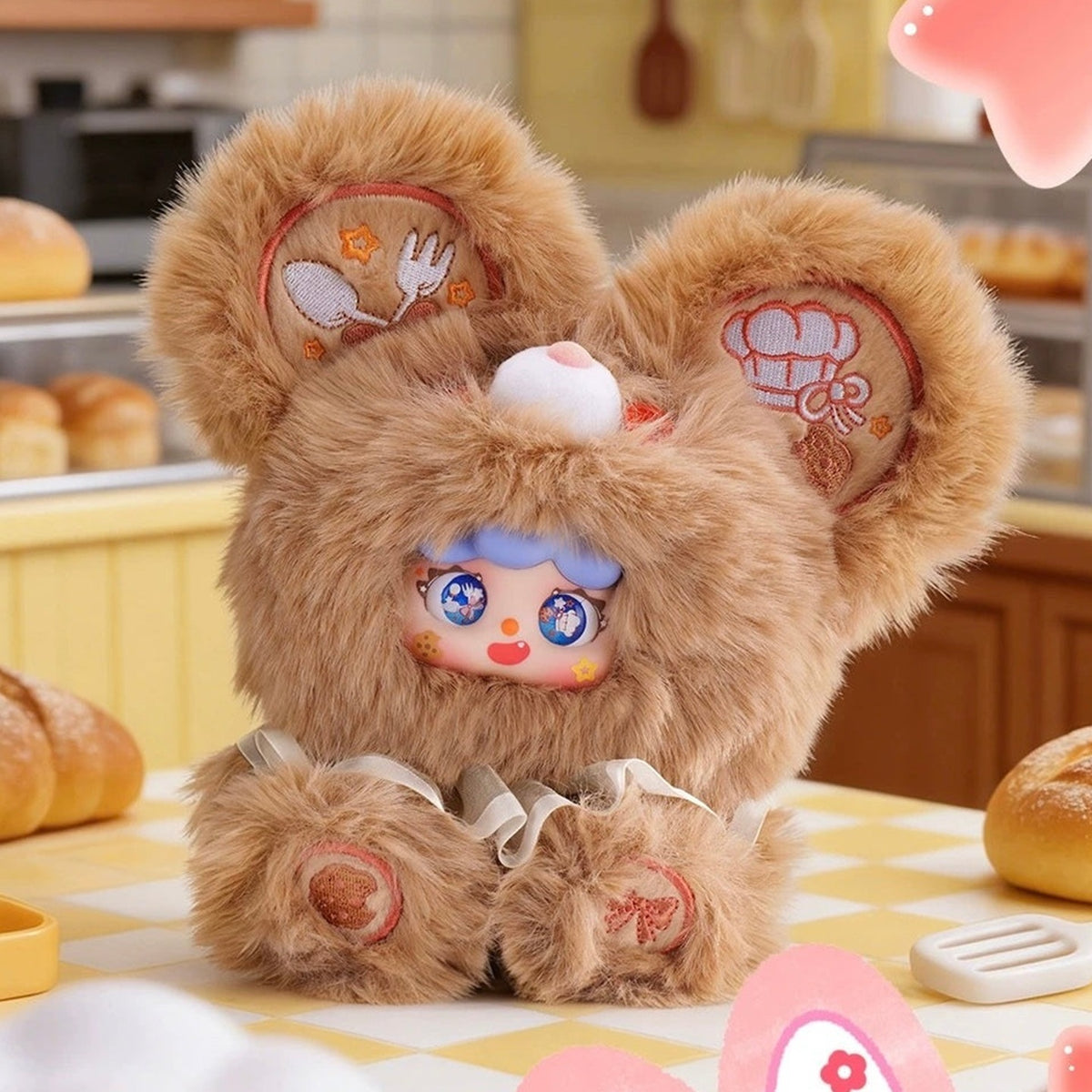 MIGO Garden Cake House Series Plush Doll Blind Box - Brown design example; random design not guaranteed