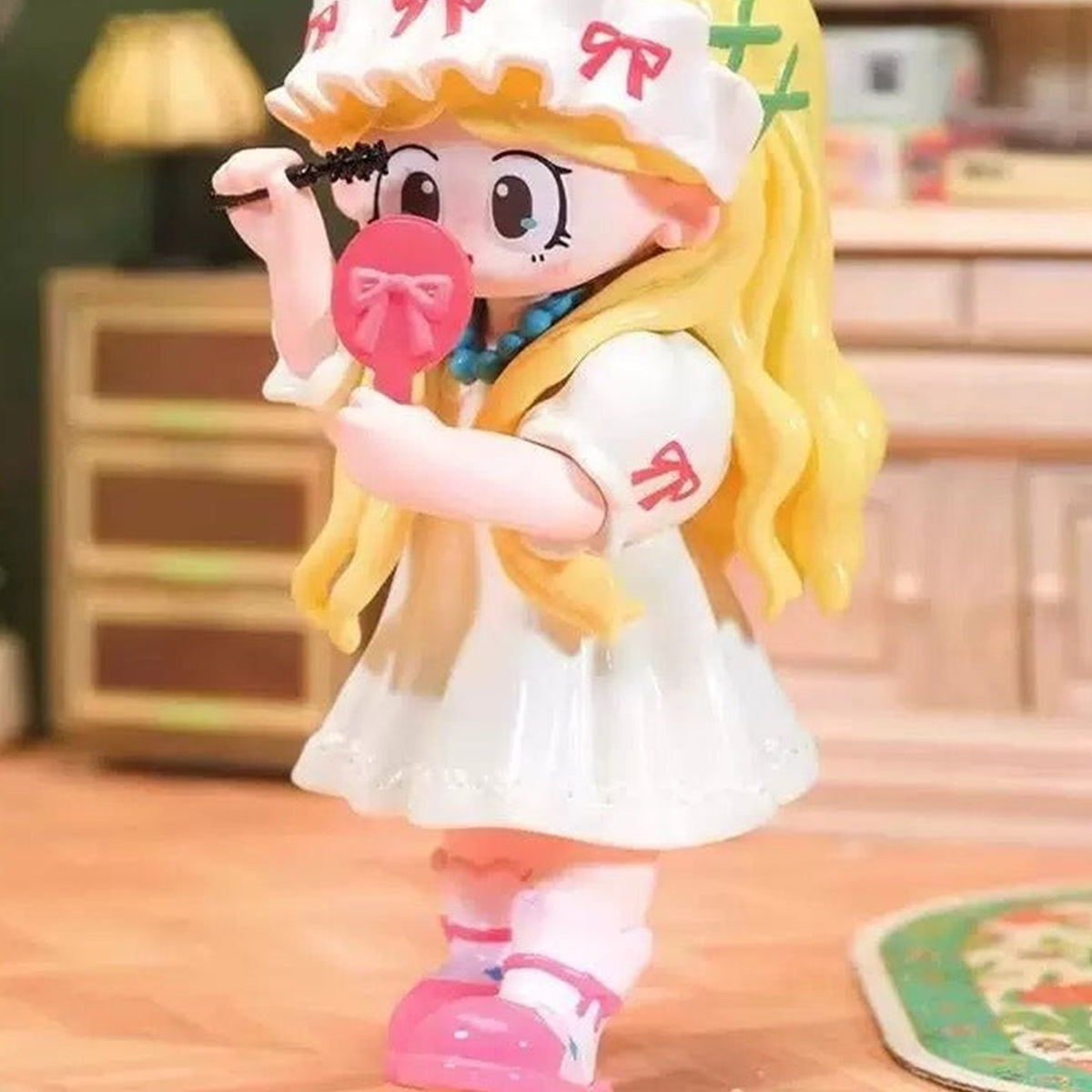 Milay Girl's Syndrome Series Figures, Blind Box - White hat figure detail with upper hat and lower shoes cropped; random design not guaranteed