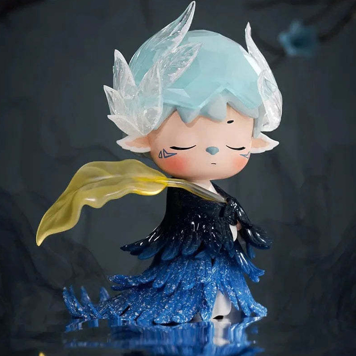 MIMI Myth Mountain and Sea Gods Series Figures, Blind Box【Heyone】 - Blue transparent complete figure example; random design not guaranteed
