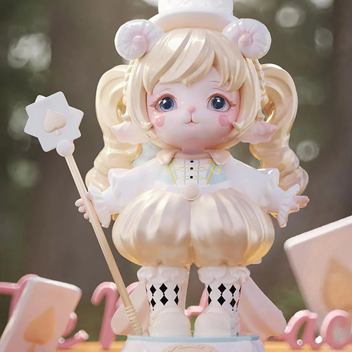 Mimia Once Upon a Time Series Figures, Blind Box - Yellow dress figure detail with upper hat cropped; random design not guaranteed
