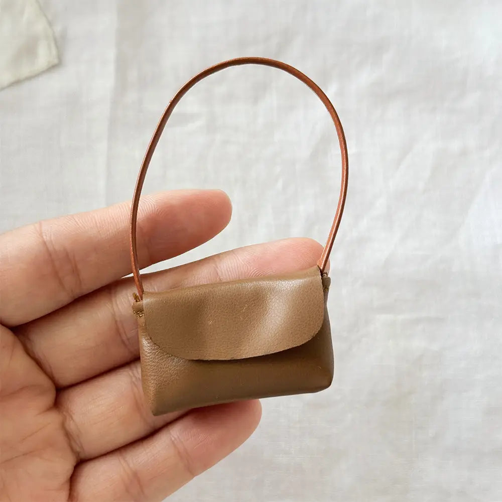 Mini Crossbody Bag Accessory for Collectible Toy Figures - lifestyle scene | KikiBuddies