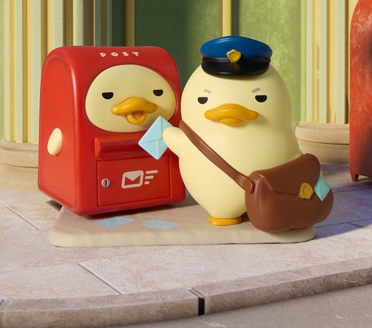 mini DUCKOO Citywalk Mailbox design; scene props not included