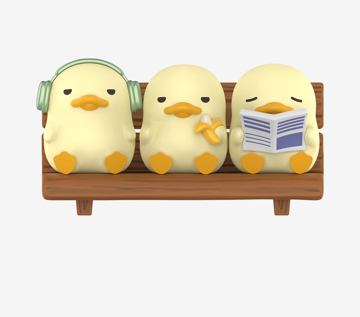 mini DUCKOO Citywalk Park Friends design; scene props not included