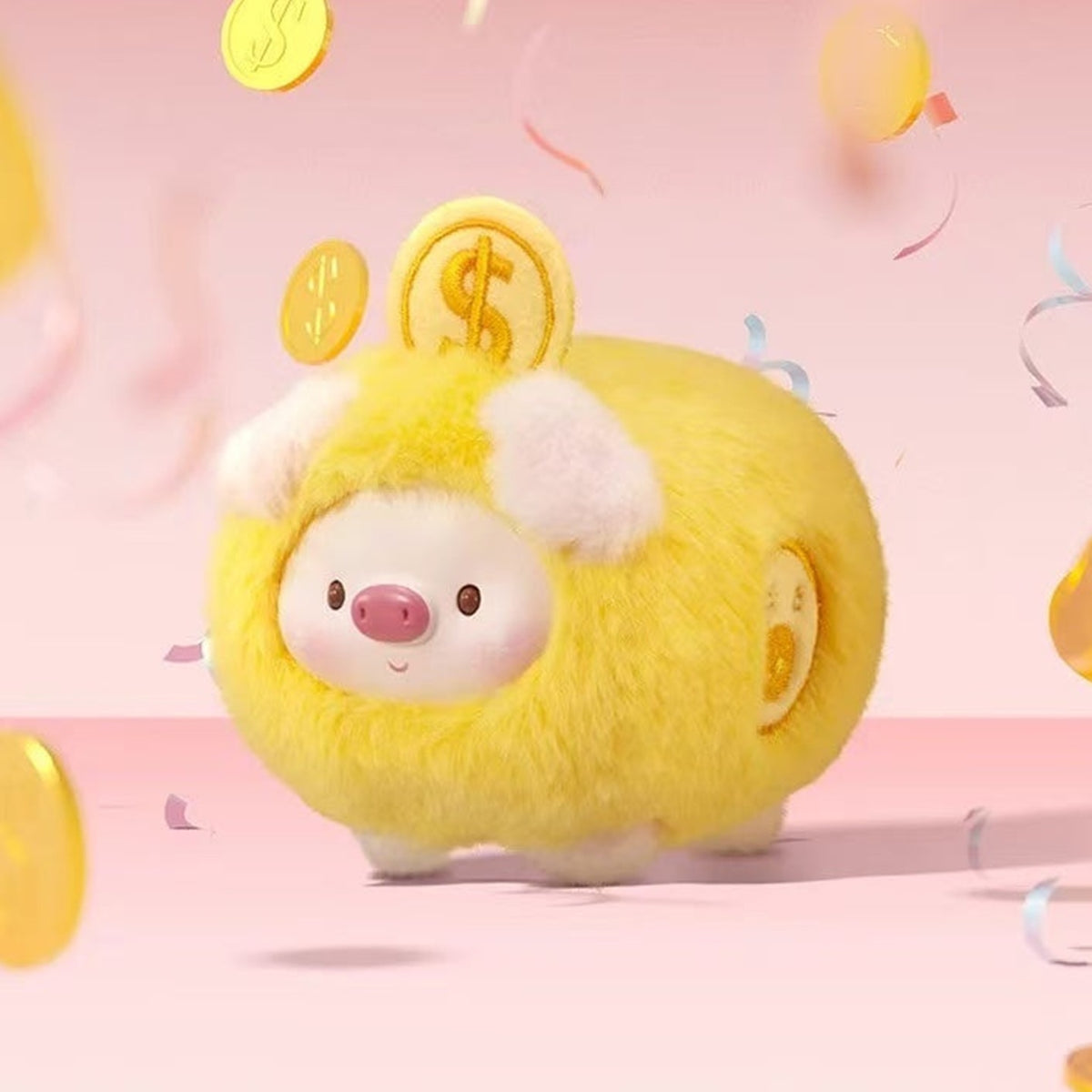 Mini GEEGEEPIG Mini Transformation Show Plush Pendant Blind Box - Complete yellow plush pendant example; display props not included; random design not guaranteed