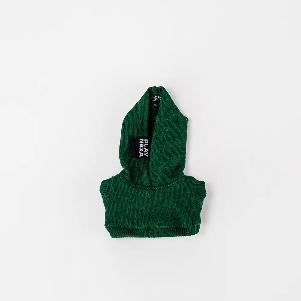 Labubu / The Monsters 10cm Outfit · Mini Hoodie V4｜Doll Clothes, Figure Not Included – Independent Retailer - Doll Outfit - Black doll outfit detail view 9 | KikiBuddies