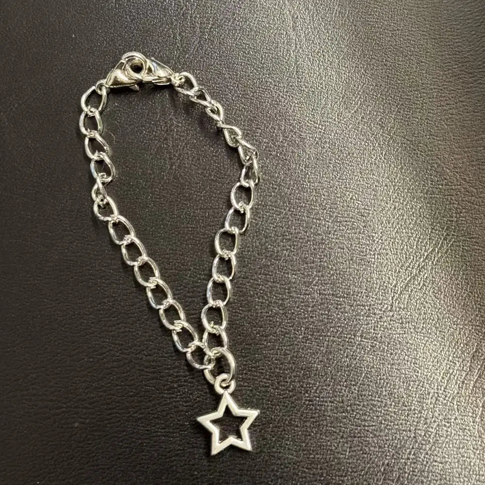 Mini Silver Necklace Accessory for Collectible Toy Figures - detail view | KikiBuddies