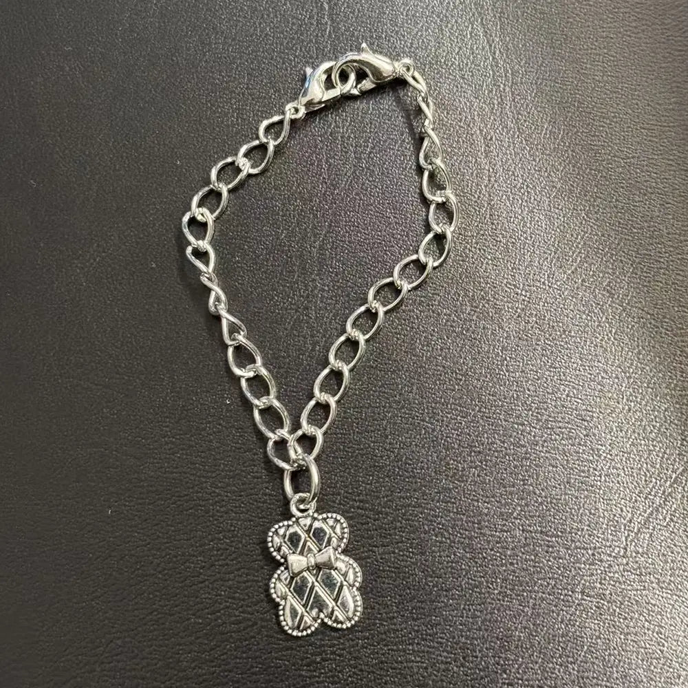 Mini Silver Necklace Accessory for Collectible Toy Figures - lifestyle scene | KikiBuddies