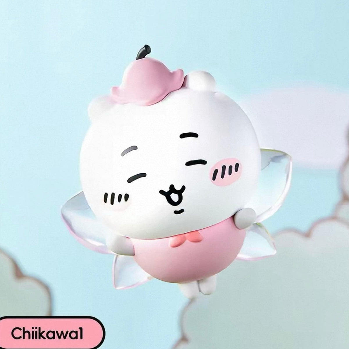 MINISO Chiikawa Happy Buddies Series Figure Blind Box - Pink Chiikawa design example; random design not guaranteed