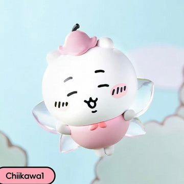 MINISO Chiikawa Happy Buddies Series Figure Blind Box - Pink Chiikawa design example; random design not guaranteed