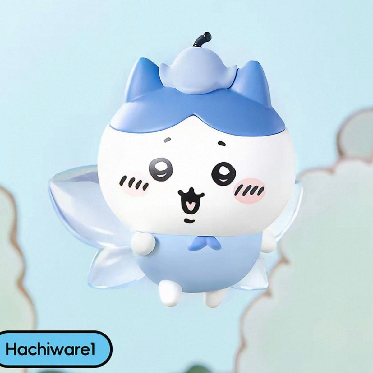 MINISO Chiikawa Happy Buddies Series Figure Blind Box - Blue Hachiware design example; random design not guaranteed