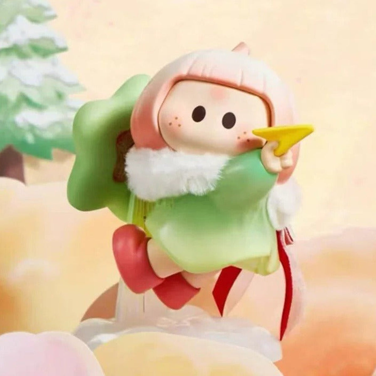 MINISO YOYO Chasing Wind Diary Series Mini Figure Blind Box - Green outfit design example; random design not guaranteed