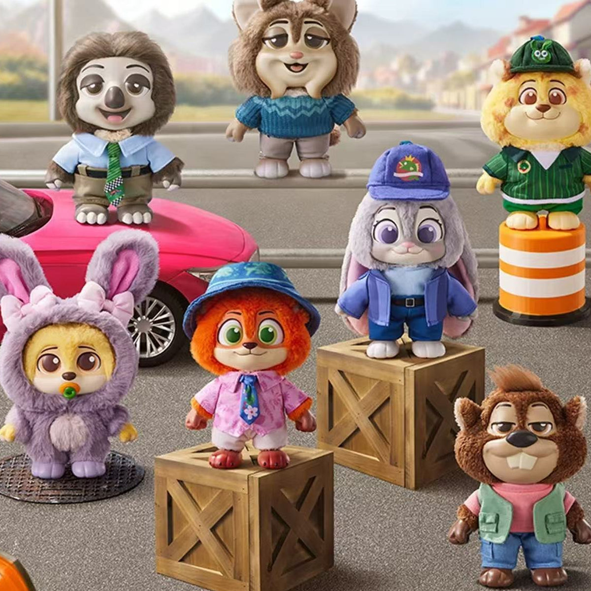 MINISO Zootopia V2 Daily Life Vinyl Plush Pendant Blind Box — G4 | KikiBuddies
