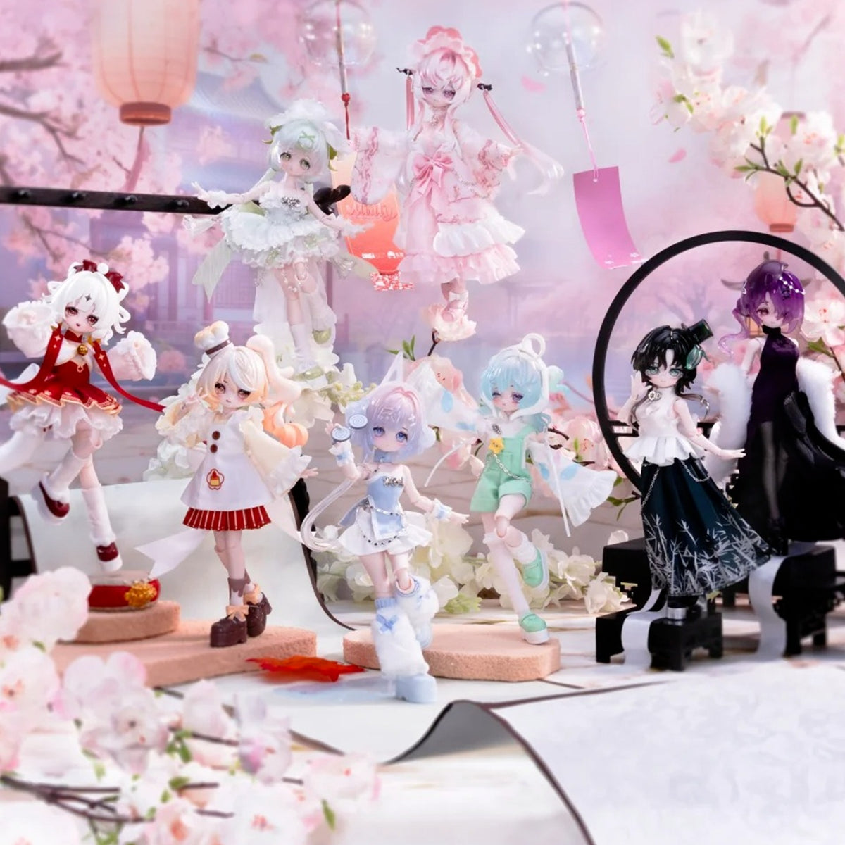 Minty Fortune Mini Oracle V3 Series 1/8 Action Figure  BJD Blind Box - Series design overview; random design not guaranteed