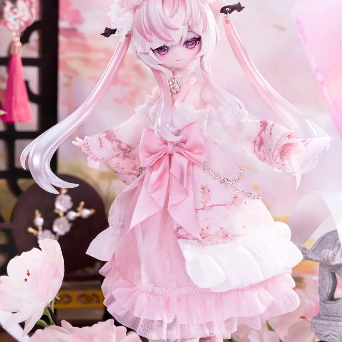 Minty Fortune Mini Oracle V3 Series 1/8 Action Figure  BJD Blind Box - Pink design detail; random design not guaranteed