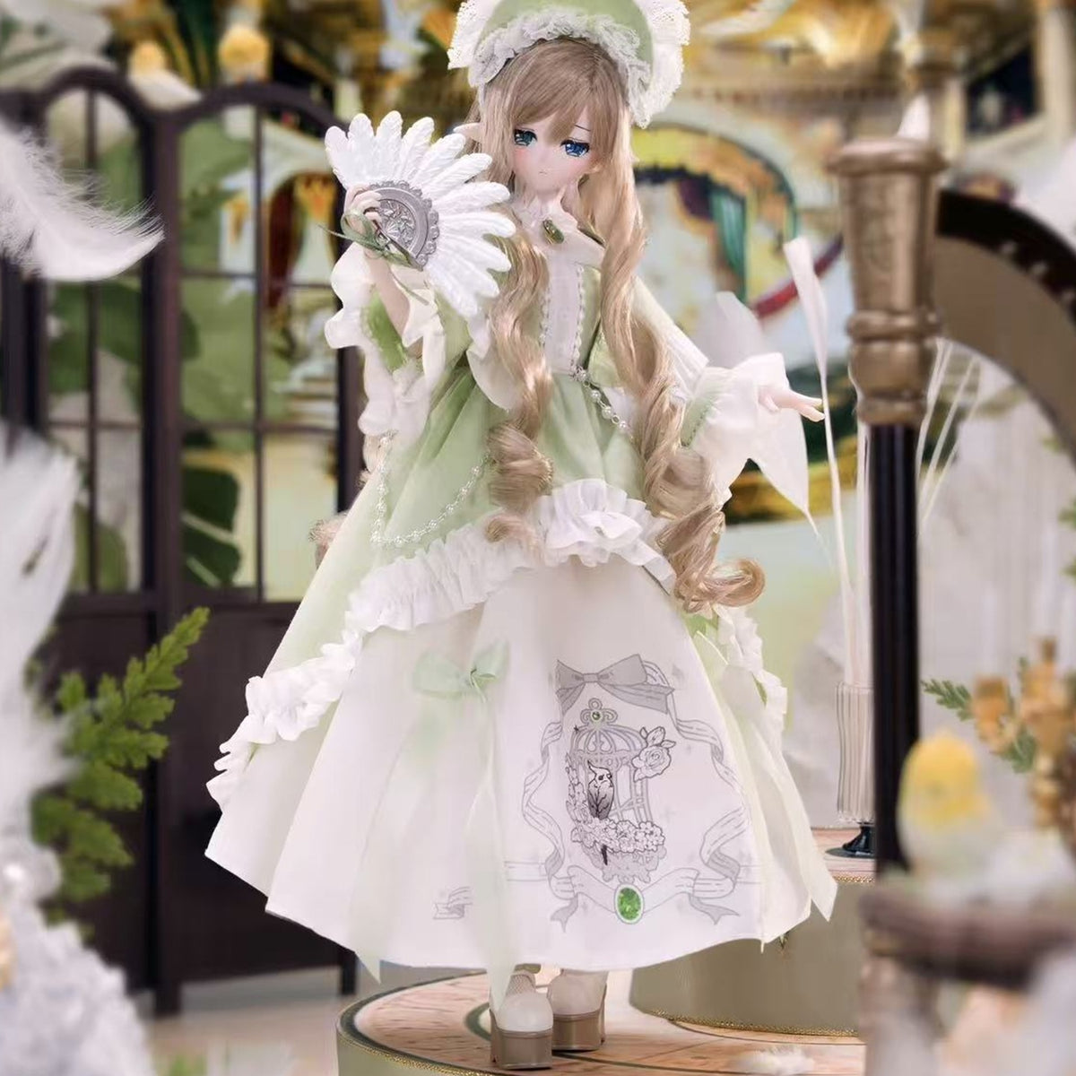 Minty Poem of Feathers Series Special 1/6 Action Figure BJD Blind Box - Green outfit design example; random design not guaranteed