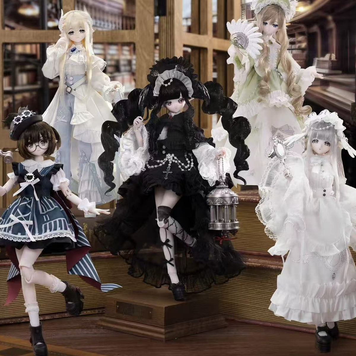 Minty Poem of Feathers Series Special 1/6 Action Figure BJD Blind Box - Series design comparison; random design not guaranteed