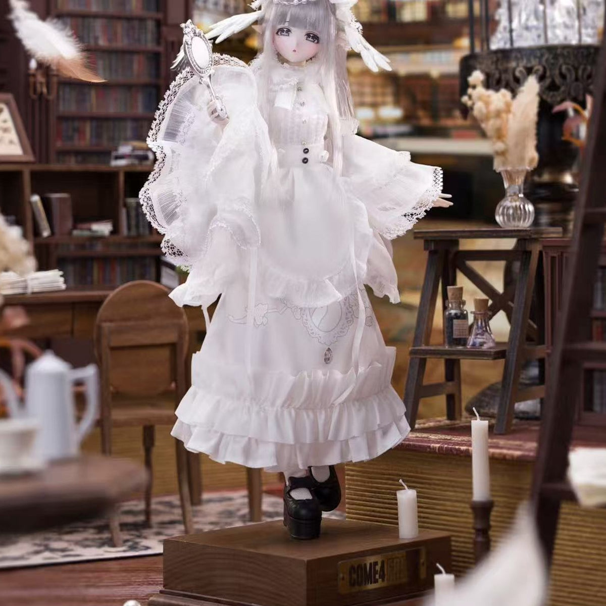 Minty Poem of Feathers Series Special 1/6 Action Figure BJD Blind Box - White outfit design example; random design not guaranteed