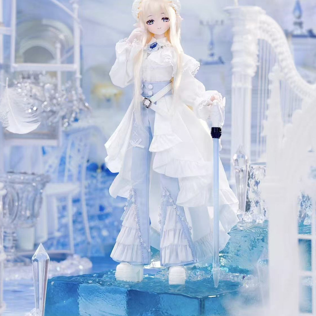 Minty Poem of Feathers Series Special 1/6 Action Figure BJD Blind Box - Blue outfit design example; random design not guaranteed