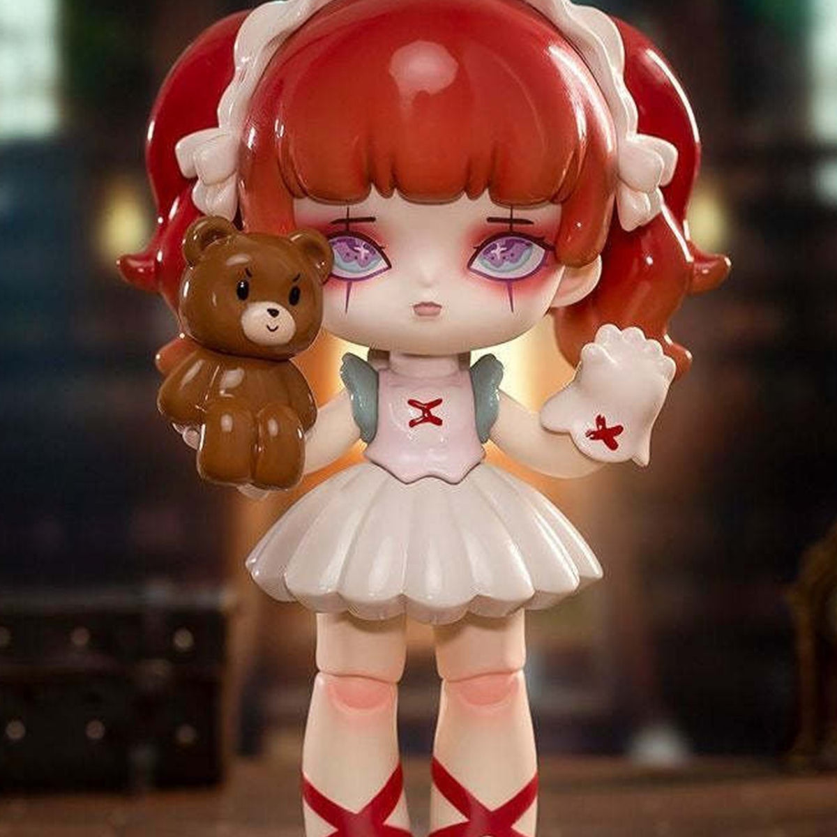 Misya Incredible Magic Academy Blind Box - Red-haired figure detail with lower shoes cropped; random design not guaranteed