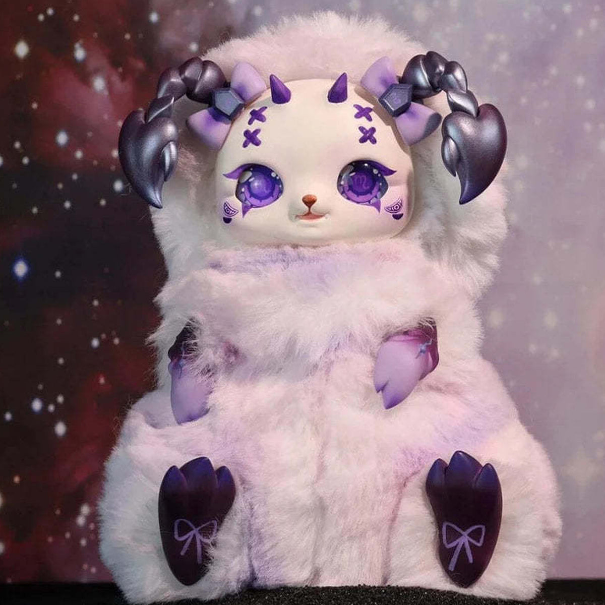 MOBO STAR-Secrets of the Forest Constellation Plush Dolls, Blind Box - Purple complete plush example; random design not guaranteed