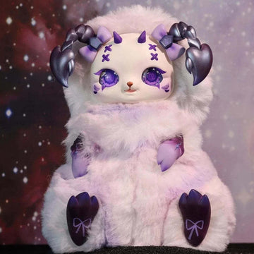 MOBO STAR-Secrets of the Forest Constellation Plush Dolls, Blind Box - Purple complete plush example; random design not guaranteed