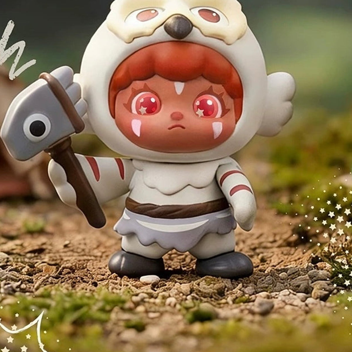 Mochi Coo Coo Guardians Series Vinyl Figure Blind Box - White design example; random design not guaranteed