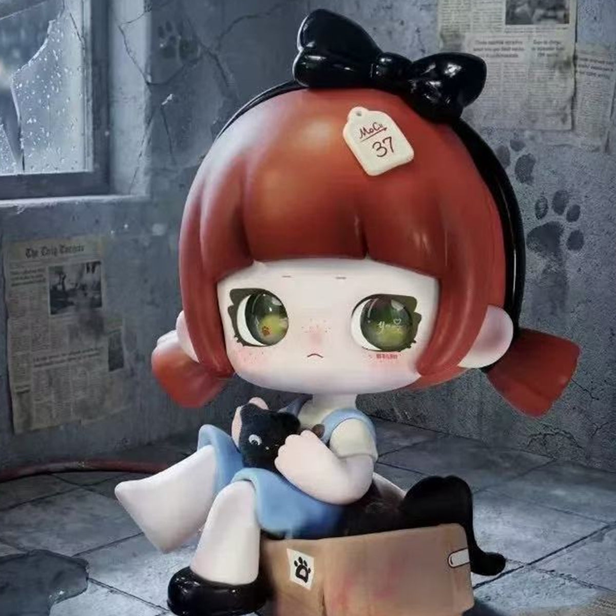 MoCii Metamorphosis Series Figure Blind Box - Red-haired seated design example; random design not guaranteed