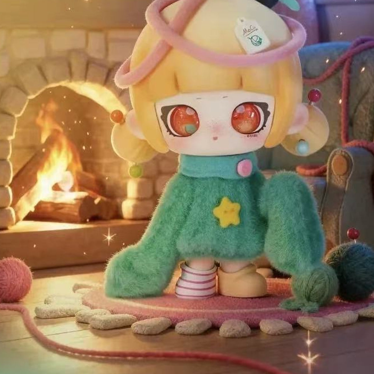 MoCii Metamorphosis Series Figure Blind Box - Yellow-haired design example; random design not guaranteed