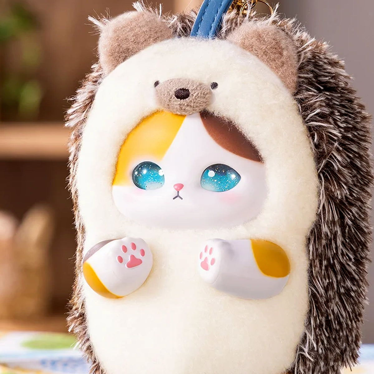 Mofusand Kiramekko Nordic Kittens Series Vinyl Plush Pendant Blind Box - Vinyl plush pendant detail with upper strap and lower body cropped; random design not guaranteed