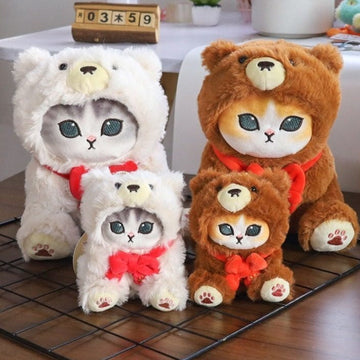 Mofusand Teddy Bear Nyan Series Plush Pendant — G1 | KikiBuddies