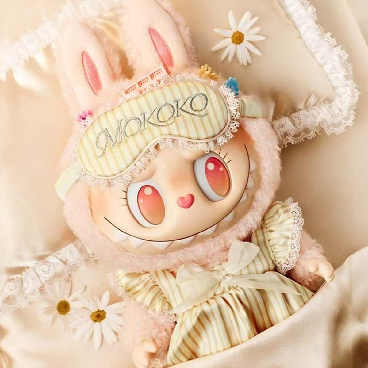 Mokoko Wake Up Mokoko Series Vinyl Face Plush Gift Set, 33cm in Height — G3 | KikiBuddies