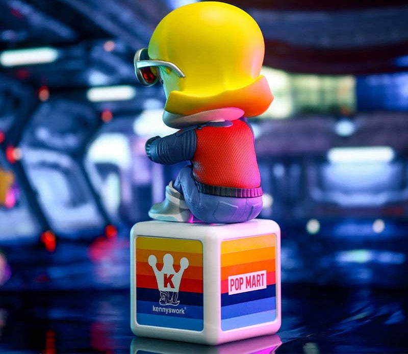 Molly Back to The Future confirmed figure, rear view showing the jacket and rainbow base