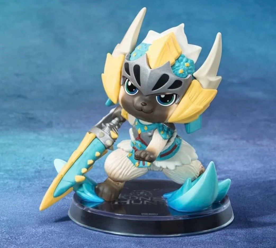 Monster Hunter Palico figure blind-box series: Zinogre Palico figure scene; possible random design